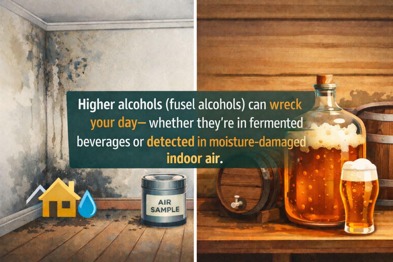 Higher Alcohols (Fusel Alcohols) as Mold-VOCs in Moisture-Damaged Homes