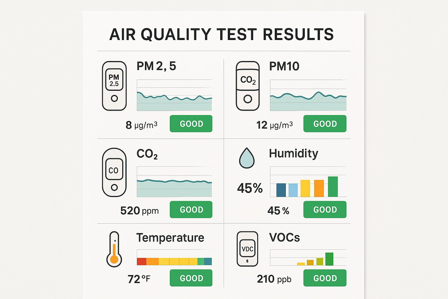 IAQ test kit
